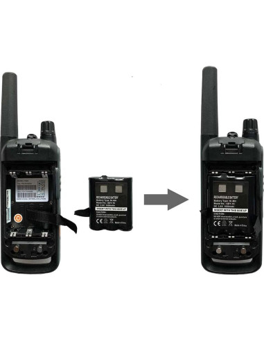 Batería Recargable 1650mAh SHAWOROCE para Walkie Talkie Motorola