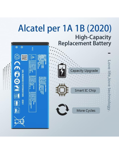 Batería de Reemplazo TLi028C7 Alcatel 1A 1B 3200mAh 2020
