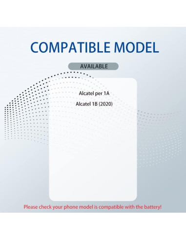 Batería de Reemplazo TLi028C7 Alcatel 1A 1B 3200mAh 2020