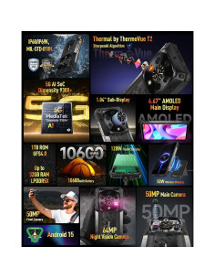 Ulefone Armor 28 Ultra Térmica 5G 32GB RAM 1TB/2TB Android 15 2