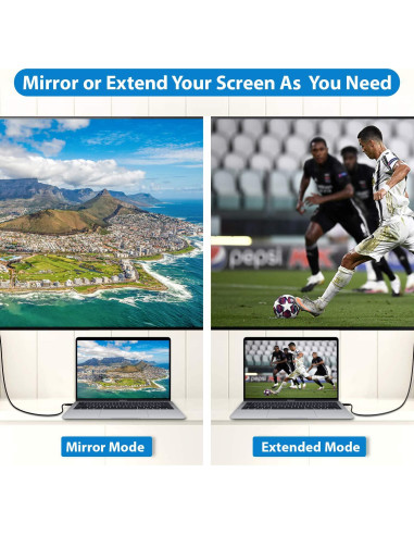 Adaptador USB-C a DisplayPort 8K Tek Styz 1.83m 60Hz