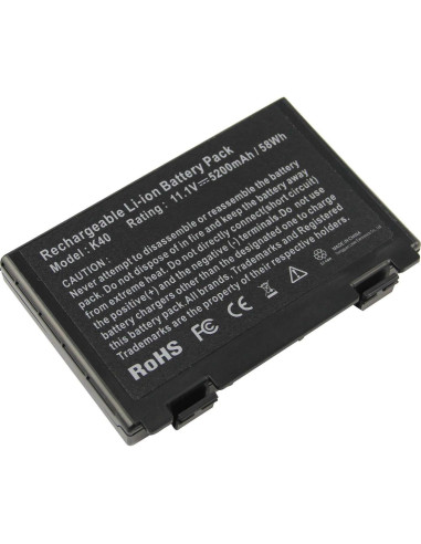 Batería de Laptop Futurebatt 6 Celdas 5200mAh para ASUS K61IC
