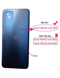 Cubierta Trasera de Reemplazo Ubrokeifixit para OnePlus Nord N200 5G Azul 2