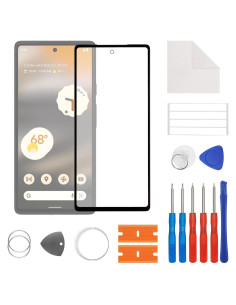 Reemplazo Lente de Vidrio Frontal Google Pixel 6A - Kit de Reparación