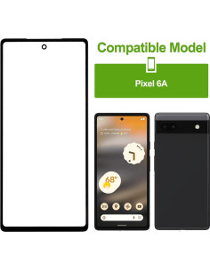 Reemplazo Lente de Vidrio Frontal Google Pixel 6A - Kit de Reparación 2