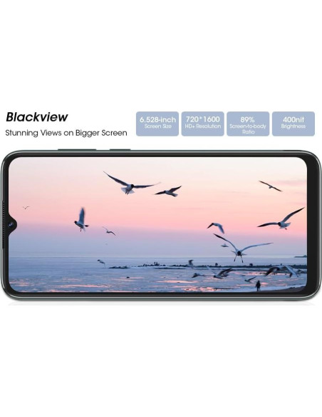 Smartphone Blackview A55 4G LTE 3GB RAM 16GB Negro