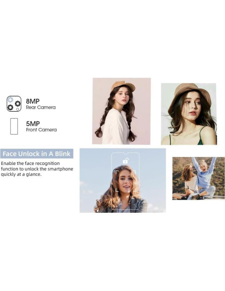 Smartphone Blackview A55 4G LTE 3GB RAM 16GB Negro