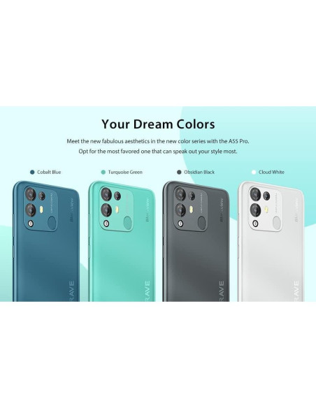 Smartphone Blackview A55 4G LTE 3GB RAM 16GB Negro