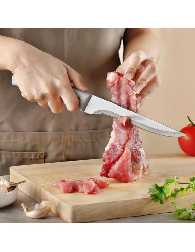 Set de 3 Cuchillos Deshuesadores MONGSEW de Acero Inoxidable 15.24 cm