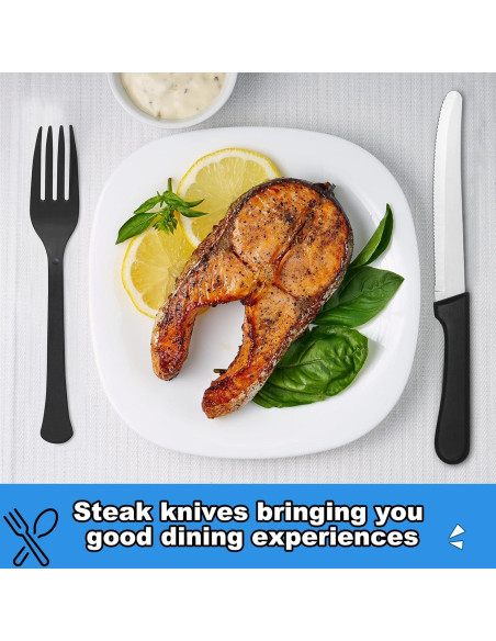 Cuchillos de Carne Geelin 50 Piezas 23.5 cm Acero Inoxidable