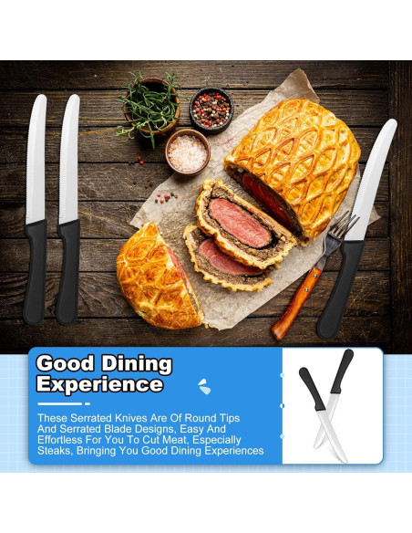 Cuchillos de Carne Geelin 50 Piezas 23.5 cm Acero Inoxidable