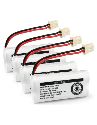 Batería Ni-MH 2.4V 800mAh VANBOW para Teléfonos Inalámbricos