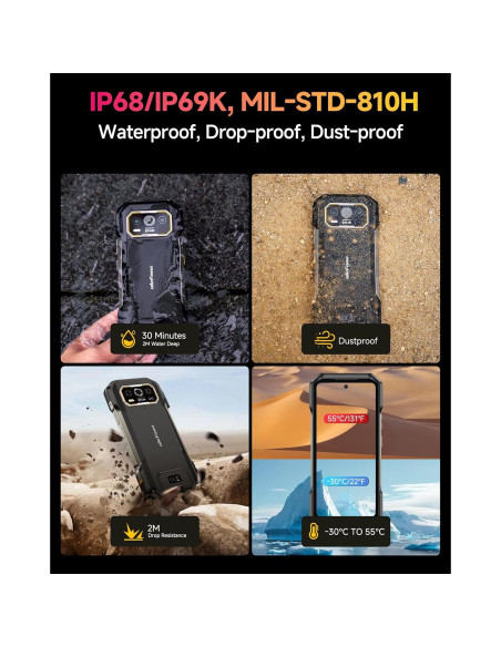 Ulefone Armor 27T Pro 5G Teléfono Resistente 24GB+256GB