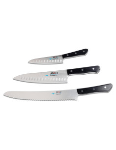 Juego de cuchillos MAC CHEF-32 de 3 piezas - Acero inoxidable