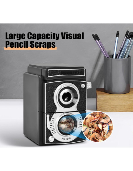 Sacapuntas Manual Muxdilu con Punta Ajustable para Lápices