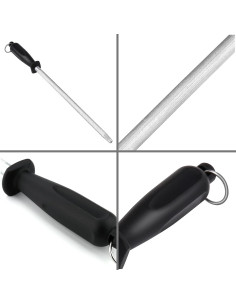 Varilla de Afilado de Cuchillos AcoWELL 30.48 cm Acero al Carbono 2