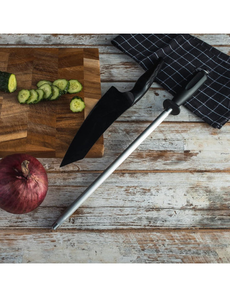 Varilla de Afilado de Cuchillos AcoWELL 30.48 cm Acero al Carbono