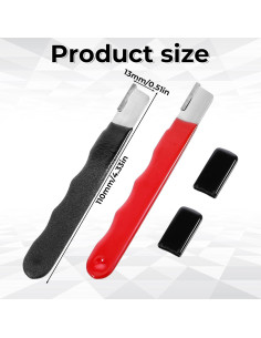 Paquete de 4 Afiladores de Cuchillos Hpmjz Portátiles 12 cm 2