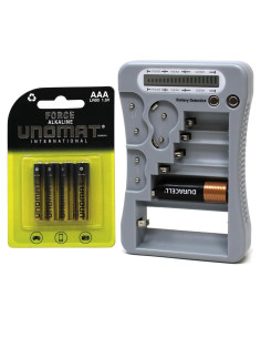 Probador de Baterías LCD 12-en-1 Battery Detective