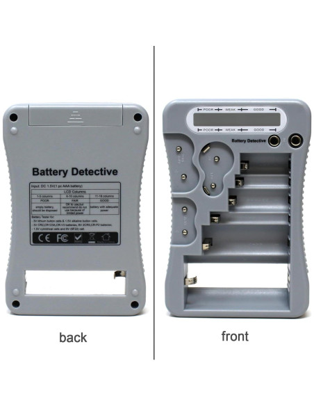 Probador de Baterías LCD 12-en-1 Battery Detective