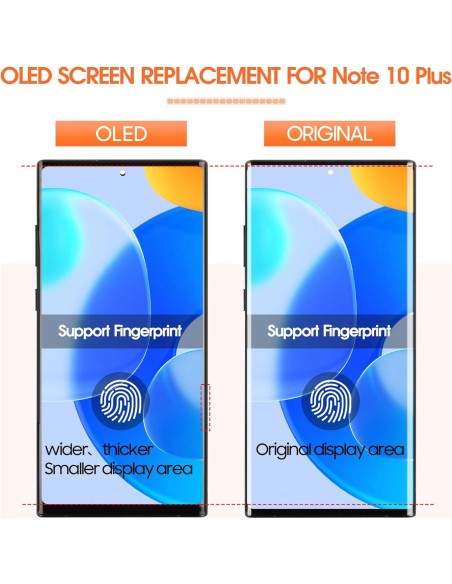 Pantalla OLED Reemplazo Samsung Galaxy Note 10 Plus 6.8"