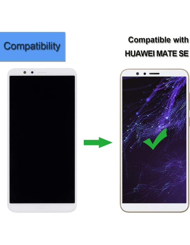 Display LCD Compatible Huawei Mate SE / Honor 7X Blanco 5.93"