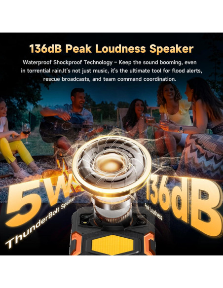 CUBOT KingKong Power 5 - Teléfono Resistente 6.88" 16GB/128GB