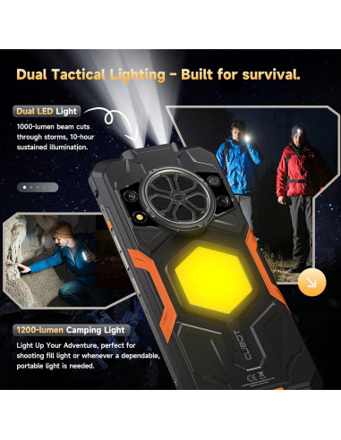 CUBOT KingKong Power 5 - Teléfono Resistente 6.88" 16GB/128GB