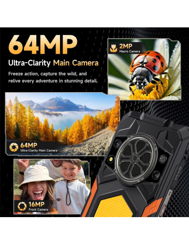 CUBOT KingKong Power 5 - Teléfono Resistente 6.88" 16GB/128GB