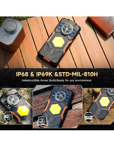 CUBOT KingKong Power 5 - Teléfono Resistente 6.88" 16GB/128GB