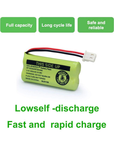 Batería GEILIENERGY BT183342 Compatible para Teléfonos Inalámbricos