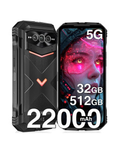 DOOGEE V Max Pro 5G Teléfono Rugged 22000mAh 32GB RAM 512GB