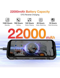 DOOGEE V Max Pro 5G Teléfono Rugged 22000mAh 32GB RAM 512GB 2