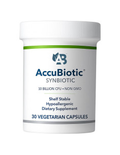 AccuBiotic Probiotico y Prebiotico 30 Cápsulas 10 Mil Millones CFU