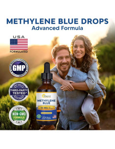 Gotas de Azul de Metileno aSquared Nutrition 10mg 59ml 2