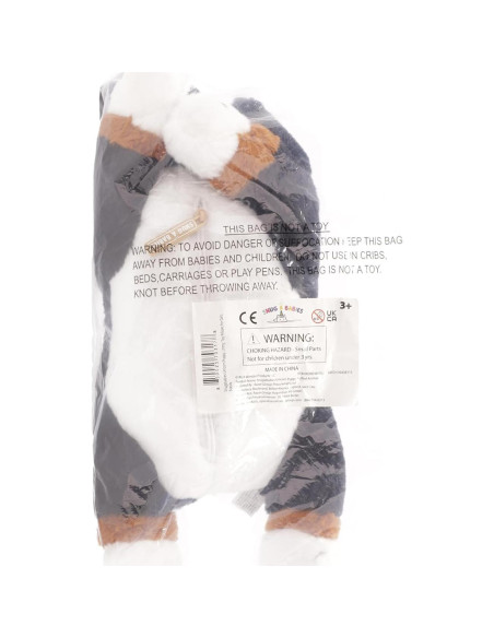 PixieCrush Peluche Mamá Bernés con 4 Cachorros 12,7x25,4x20,3cm