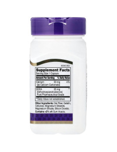 Cápsulas de DHEA 25 mg 21st Century - 90 unidades 2