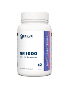 Suplemento de NAD+ Renue By Science 1000mg Ribósido de Nicotinamida - 60 Cápsulas