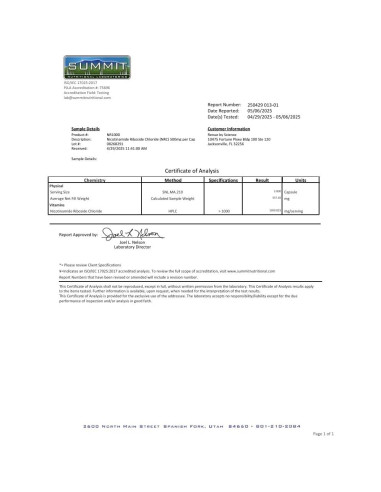 Suplemento de NAD+ Renue By Science 1000mg Ribósido de Nicotinamida - 60 Cápsulas