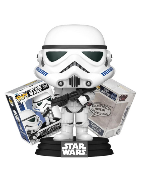 Figura Funko Pop Stormtrooper Star Wars + Protector ToyBop