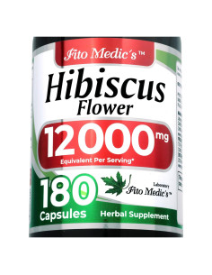 Cápsulas de Hibisco Fito Medics 180 Unidades 12000 mg
