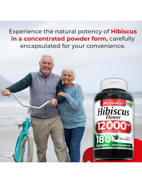 Cápsulas de Hibisco Fito Medics 180 Unidades 12000 mg