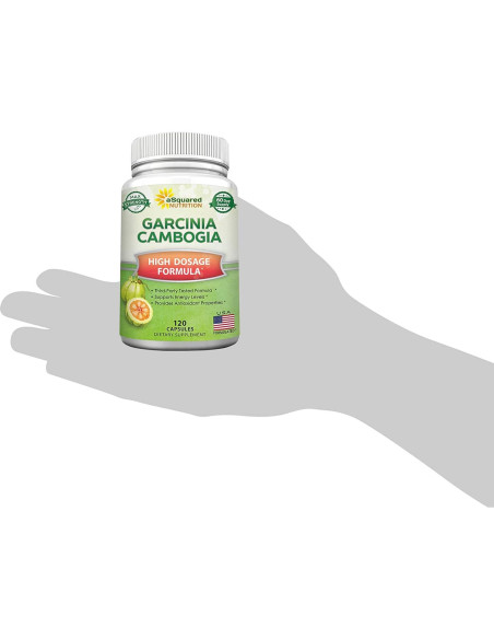 Extracto de Garcinia Cambogia 100% Puro aSquared - 120 Cápsulas