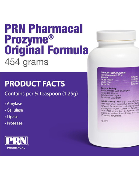 Suplemento Enzimático ProZyme PRN Pharmacal 454 g para Mascotas