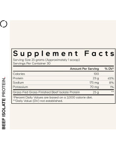 Suplemento de Proteína Aislada de Carne de Res Codeage 750 g 2
