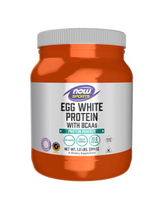 Proteína de Clara de Huevo NOW Foods 0.54 kg 16 g BCAAs