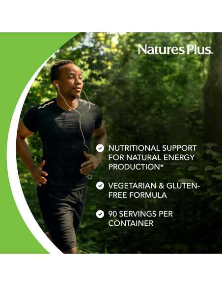 B-Complejo NaturesPlus con Salvado de Arroz - 90 Tabletas Vegetarianas