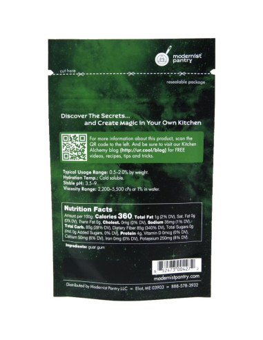 Goma Guar Perfeccionada Modernist Pantry 50g - Espesante Sin Sabor