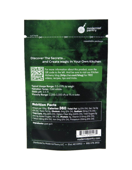 Goma Guar Perfeccionada Modernist Pantry 50g - Espesante Sin Sabor