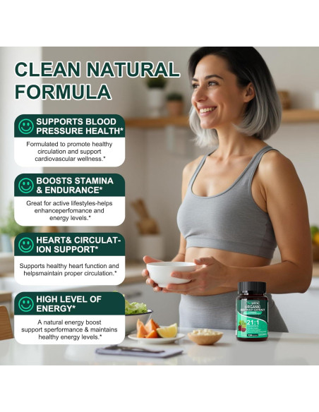 Cápsulas de Remolacha Orgánica Natprime 17850mg 120 Unidades